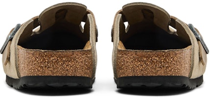 Birkenstock 純麂皮 圓頭搭扣 半包拖鞋 女款 褐色 Details for Birkenstock 純麂皮 圓頭搭扣 半包拖鞋 女款 褐色