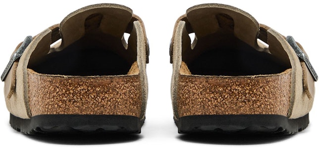 Birkenstock 純麂皮 圓頭搭扣 半包拖鞋 女款 褐色 Details for Birkenstock 純麂皮 圓頭搭扣 半包拖鞋 女款 褐色