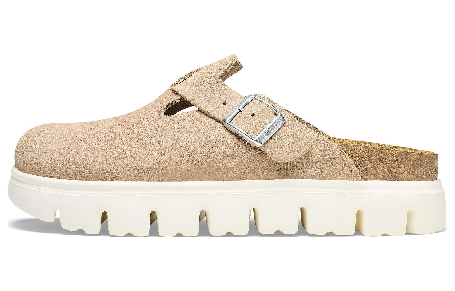 (Women) Birkenstock Boston Chunky Suede Warm Sand 1026176