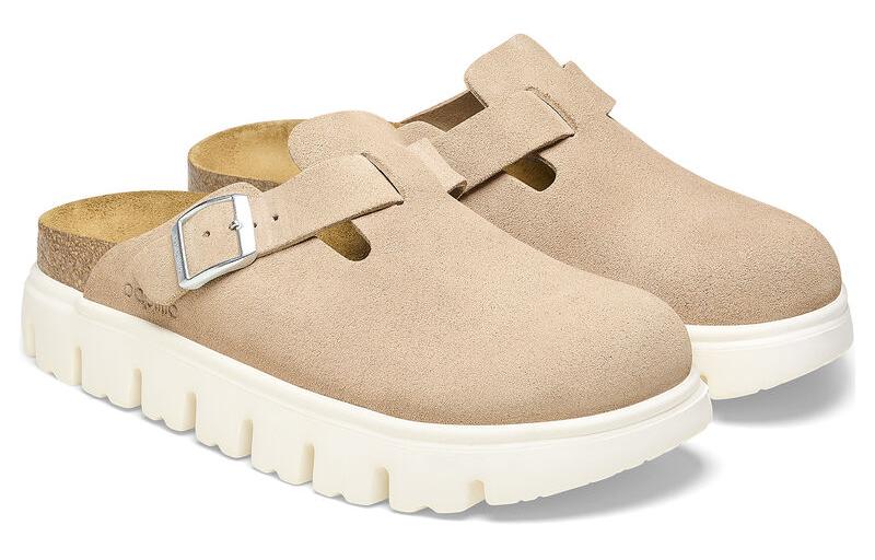 Lookbook Birkenstock 舒適時尚 包頭拖鞋 女款 棕色