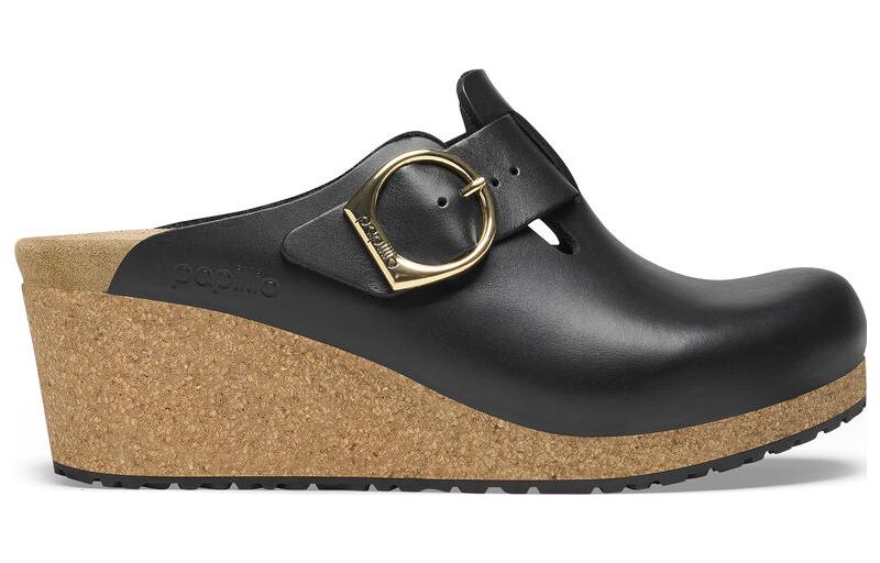 (W) Birkenstock Boston Clog 'Black Leather' 圖 2