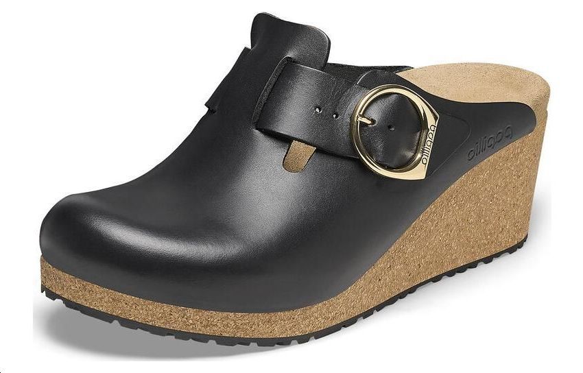 (W) Birkenstock Boston Clog 'Black Leather' 圖 3