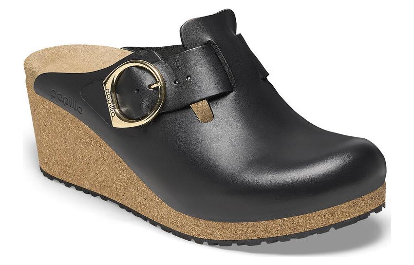 (W) Birkenstock Boston Clog 'Black Leather' 圖 4