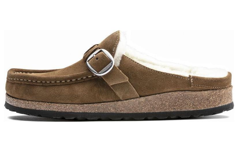 (W) Birkenstock Boston Clog 'Brown Suede'