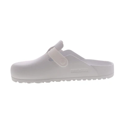 (W) Birkenstock Boston Clog 'White Leather'