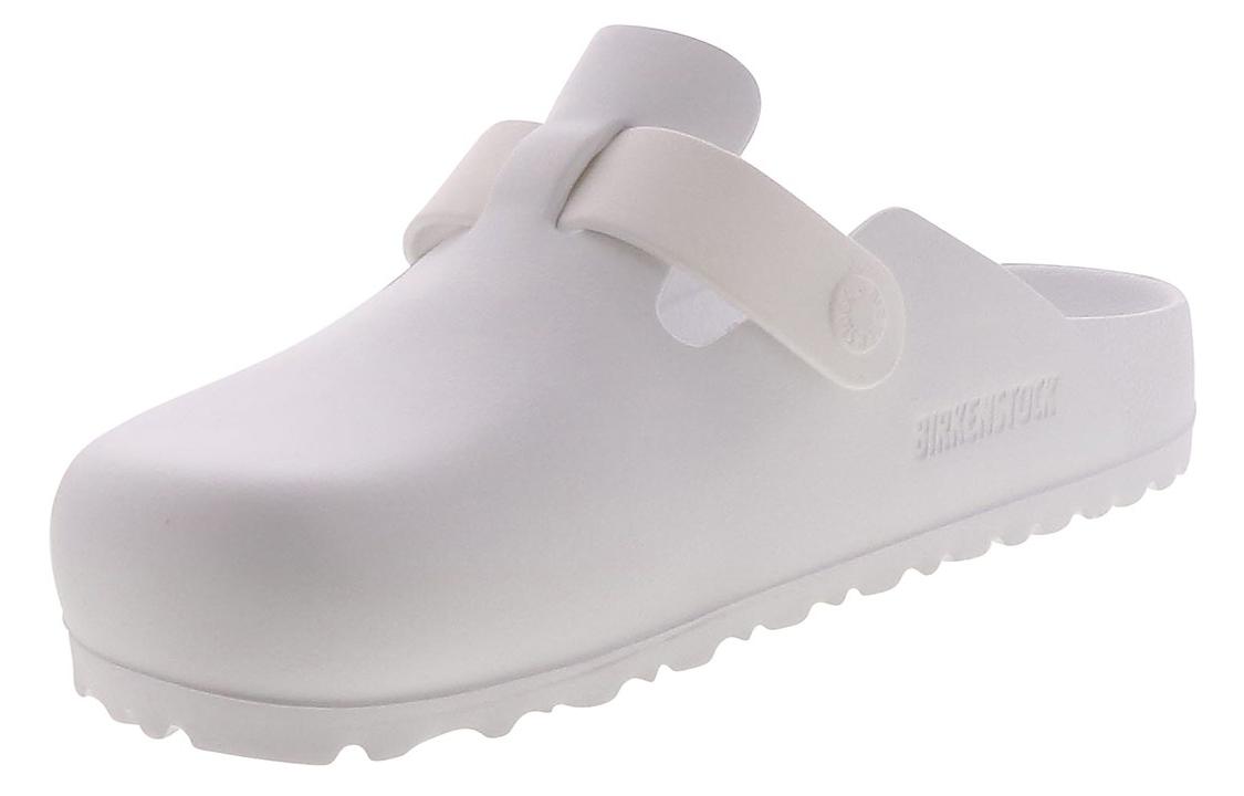 (W) Birkenstock Boston Clog 'White Leather' 圖 3