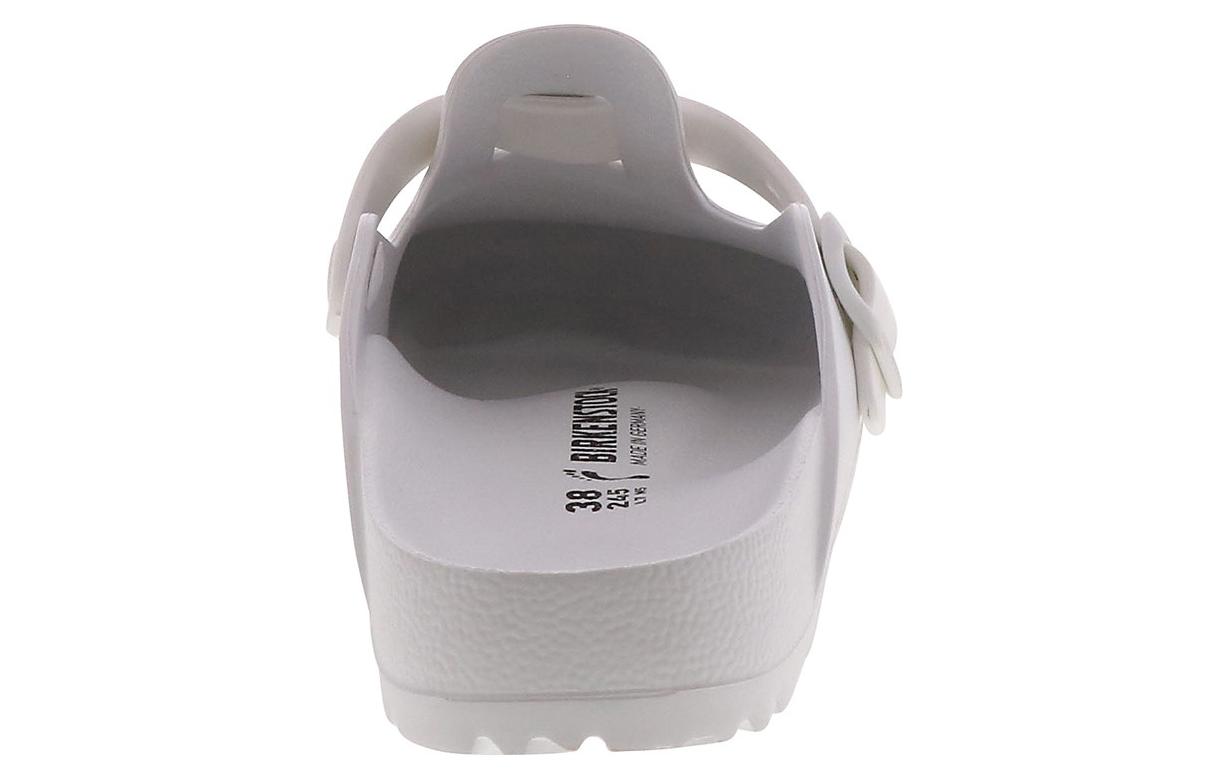 (W) Birkenstock Boston Clog 'White Leather' 圖 5