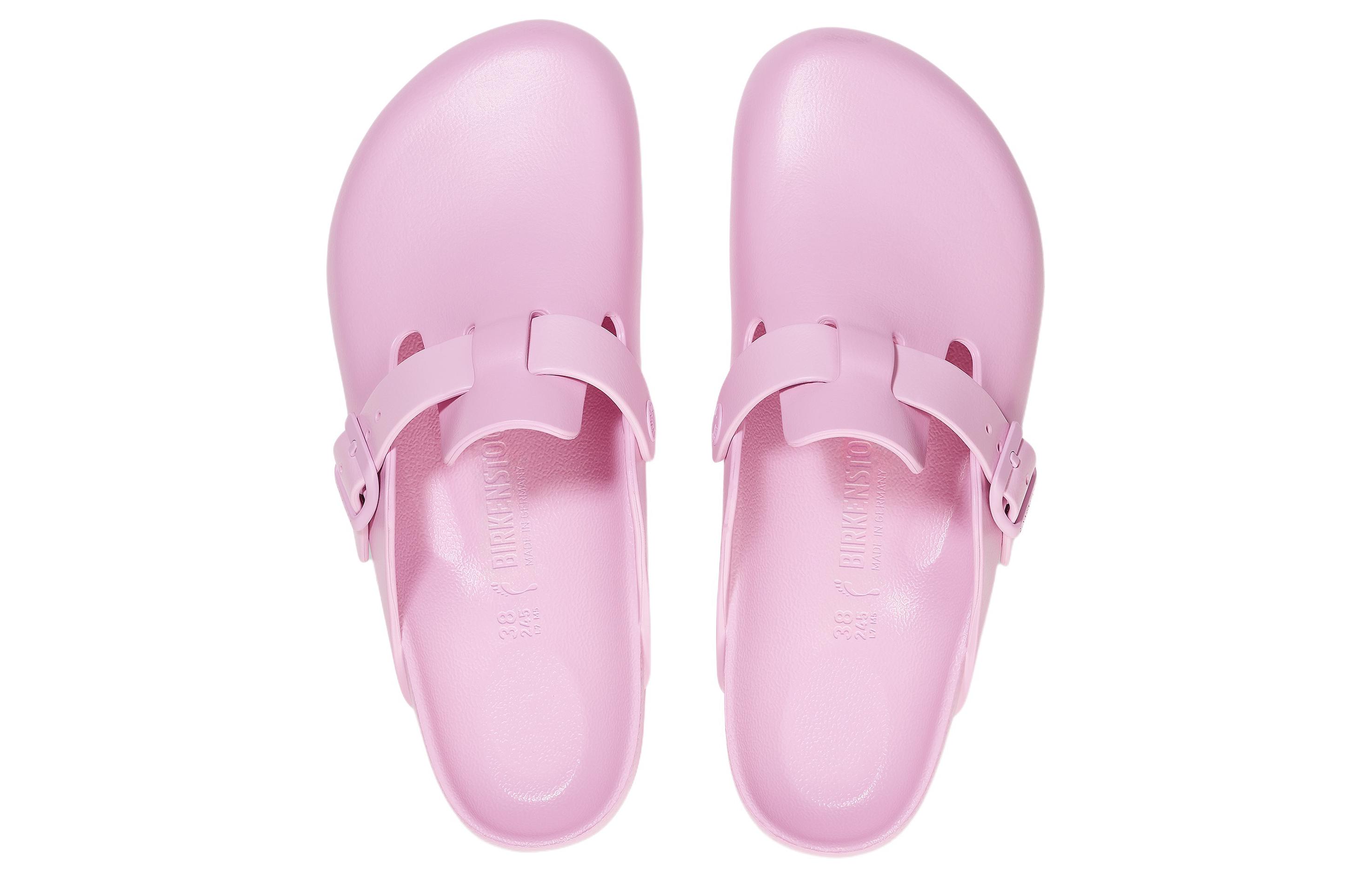 Shop (W) Sandal Birkenstock Boston EVA Narrow Fit 'Pink' khusus perempuan 1027403