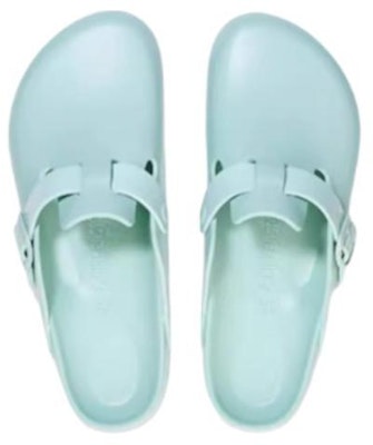 (Women) Birkenstock Boston EVA Sandals 'Surf Green' 1027385 Shop (Women) Birkenstock Boston EVA Sandals 'Surf Green' 1027385