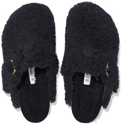 (Women) Birkenstock Boston Shearling 'Black Regular' 1025891 Shop (Women) Birkenstock Boston Shearling 'Black Regular' 1025891