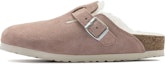 Buy (W) Birkenstock Boston Shearling Kulit Suede Narrow Fit 'Pink Clay' 1023292