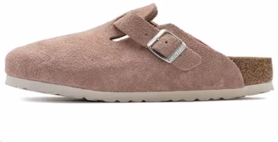 (Women) Birkenstock Boston Soft Footbed Suede Leather Narrow Fit 1023263 'Pink Clay' 1023279-/-1023263 (Women) Birkenstock Boston Soft Footbed Suede Leather Narrow Fit 1023263 'Pink Clay' 1023279-/-1023263