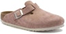 (W) Birkenstock Boston Soft Footbed Kulit Suede Narrow Fit 1023263 'Pink Clay' 1023279-/-1023263