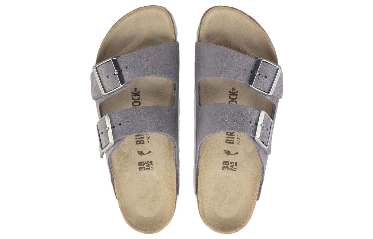 (W) Birkenstock Boston Suede 'Misty Purple' 圖 4