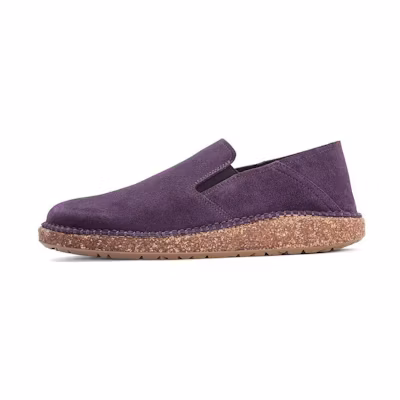 (W) Birkenstock Boston Suede Clog 'Purple Regular Edition'