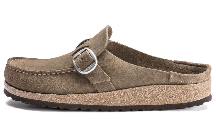 (Women) Birkenstock Brown Suede Closed-Toe Fashion Comfort Sandals. 1019490