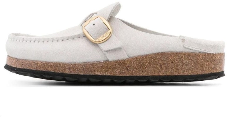 (Women) Birkenstock Buckley Suede Leather Embossed Corduroy Narrow Fit 'Antique White' 1025232 Buy (Women) Birkenstock Buckley Suede Leather Embossed Corduroy Narrow Fit 'Antique White' 1025232