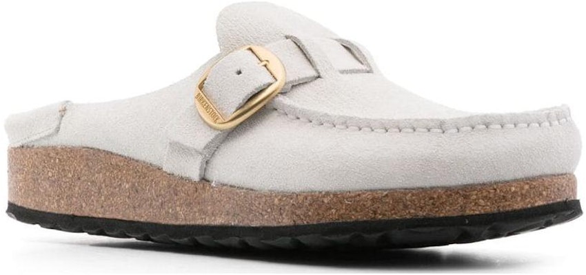 (Women) Birkenstock Buckley Suede Leather Embossed Corduroy Narrow Fit 'Antique White' 1025232 Order (Women) Birkenstock Buckley Suede Leather Embossed Corduroy Narrow Fit 'Antique White' 1025232