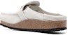 (W) Birkenstock Buckley Suede Corduroy Fit Sempit 'Antique White' 1025232
