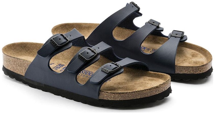 (W) Birkenstock 蓝色皮革舒适增高拖鞋(常规款) 0554711 Lookbook (W) Birkenstock 蓝色皮革舒适增高拖鞋(常规款) 0554711
