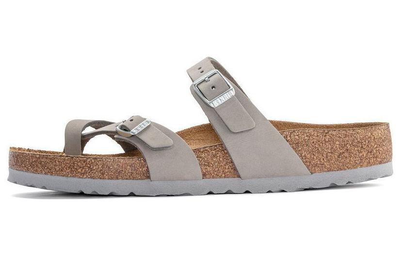 (W) Birkenstock CMFT Round Toe Slide 'Dove Grey'