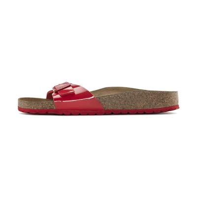 (W) Birkenstock CMFT Slide 'Red'