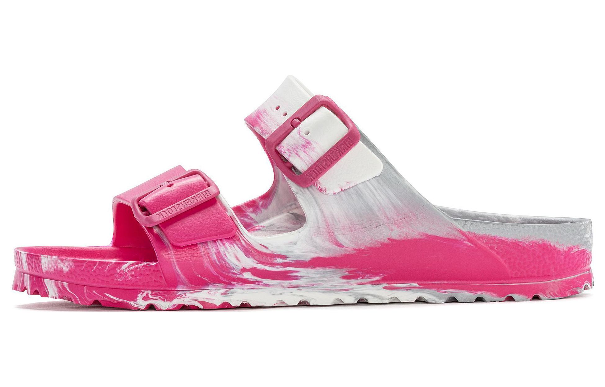 (W) Birkenstock EVA 'CMFT Soft Bed Lavender Buckle Slide'