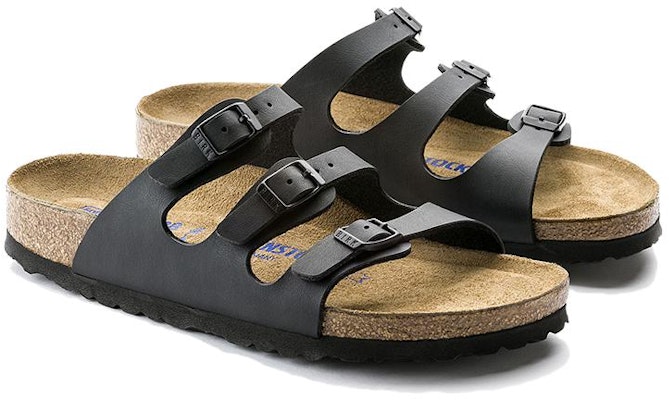 (W) Birkenstock Florida Plantilla Suave Birko-Flor 'Negro' 0053011 Shop (W) Birkenstock Florida Plantilla Suave Birko-Flor 'Negro' 0053011