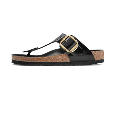 (W) Birkenstock Gizeh 'Black Fashion'