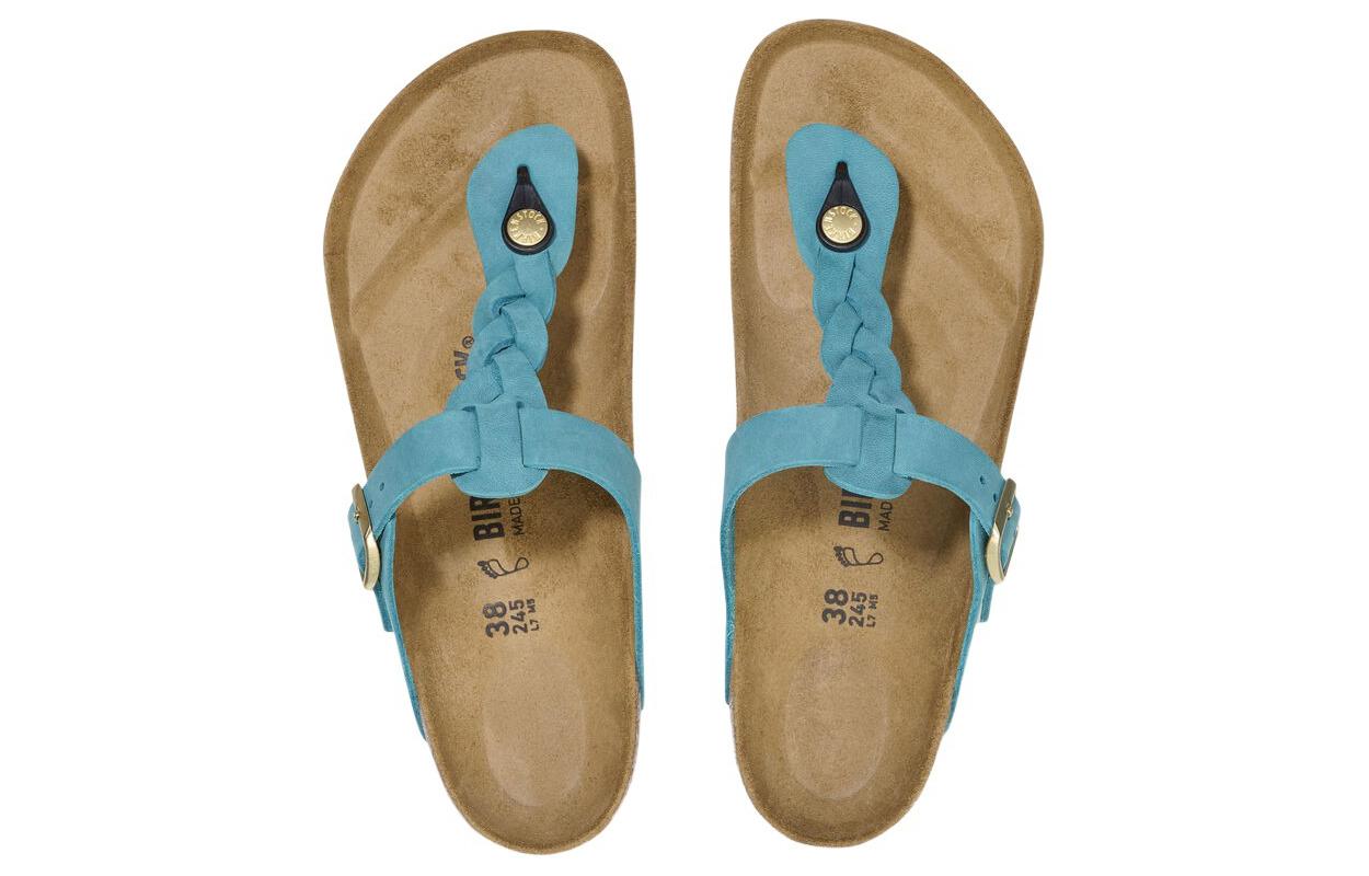 (W) Birkenstock Gizeh 'Blue Buckle' 圖 5