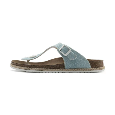 (W) Birkenstock Gizeh 'Light Blue'