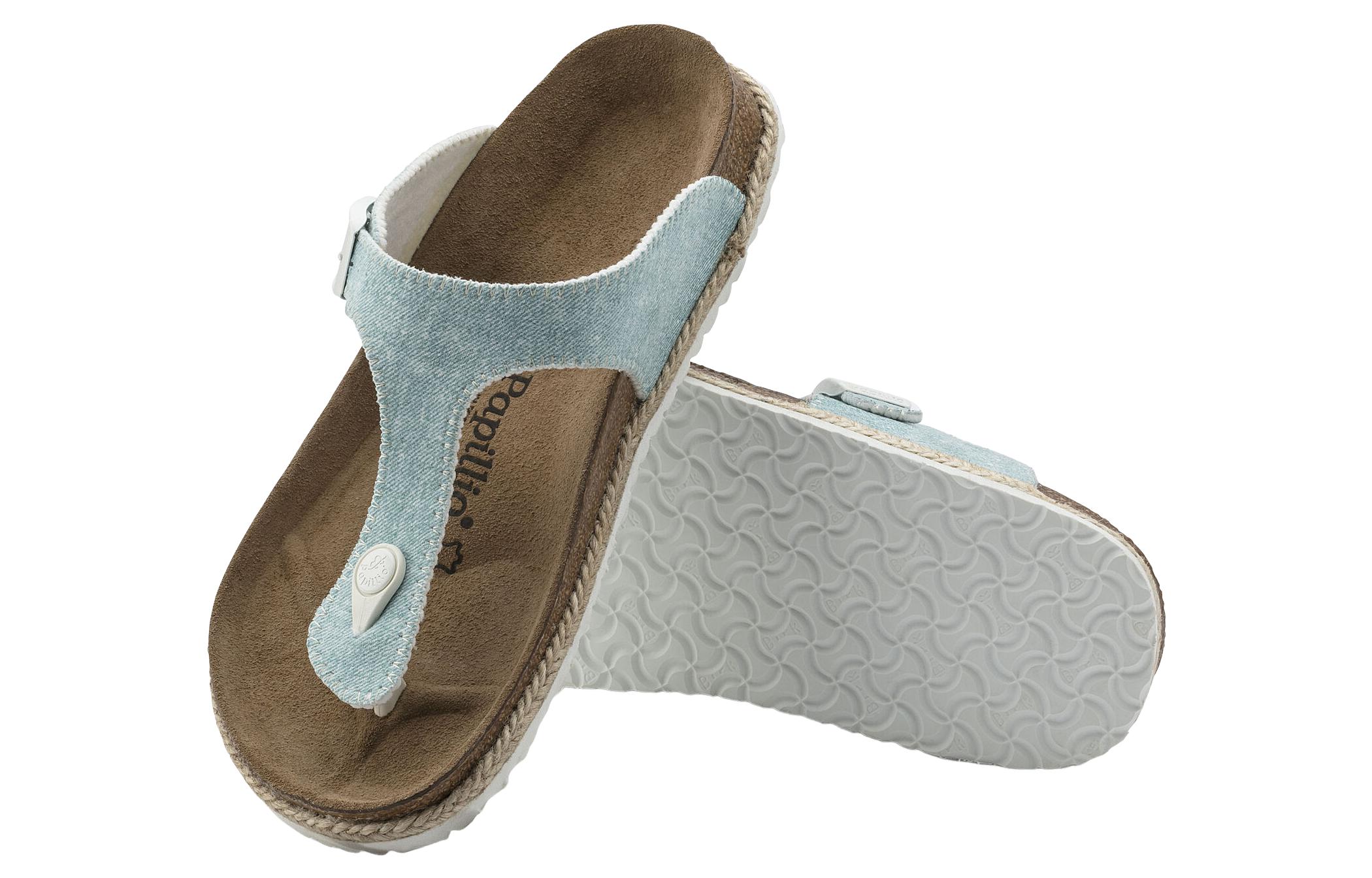 (W) Birkenstock Gizeh 'Light Blue' 圖 5