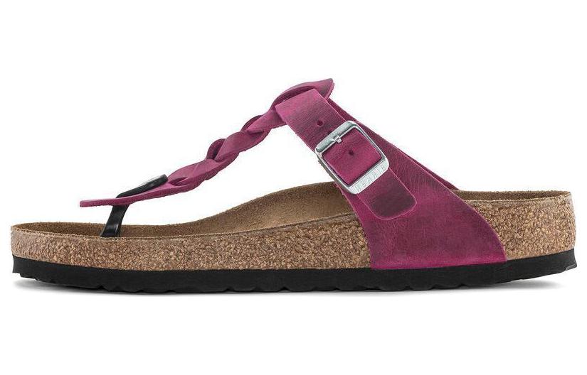 (Women) Birkenstock Gizeh 'Purple Woven Strap' 1024021