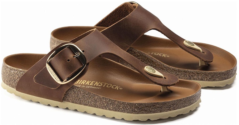 (Women) Birkenstock Gizeh Big Buckle Oiled Nubuck Cognac 1018745 Lookbook (Women) Birkenstock Gizeh Big Buckle Oiled Nubuck Cognac 1018745