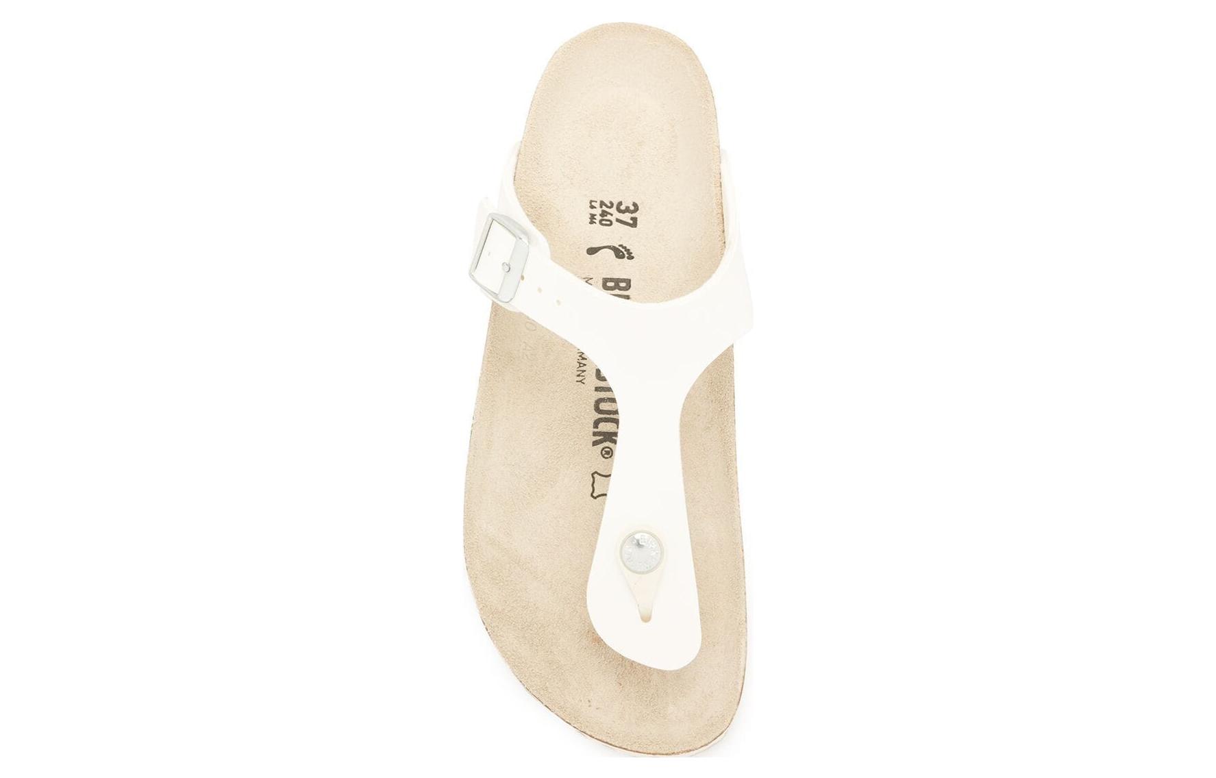 Lookbook (Women) Birkenstock Gizeh BS 'White Brown' 0043733