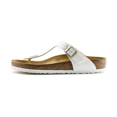 (W) Birkenstock Gizeh Patent White