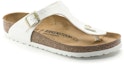 Lookbook (W) Birkenstock Gizeh Kulit Putih Berkilat 1005299