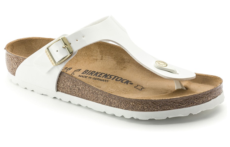 Lookbook (Women) Birkenstock Gizeh Patent White 1005299