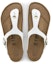 Shop (W) Birkenstock Gizeh Kulit Putih Berkilat 1005299