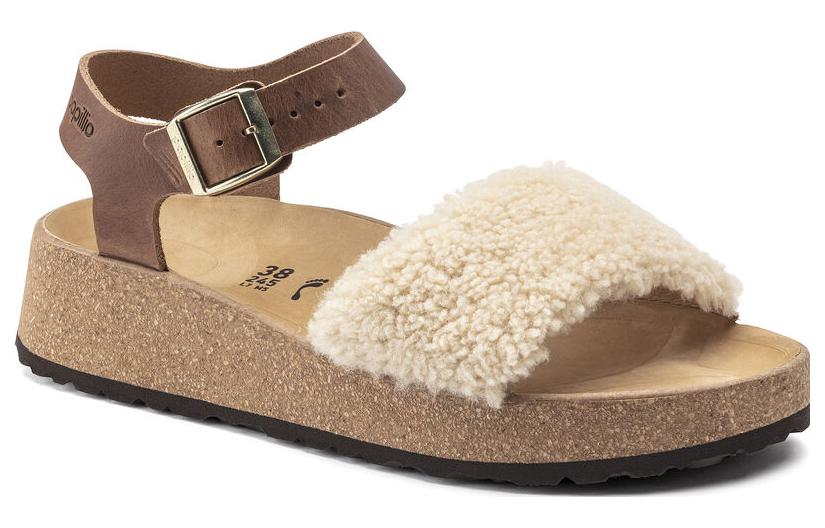 (W) Birkenstock Glenda 'Beige Narrow' 圖 2