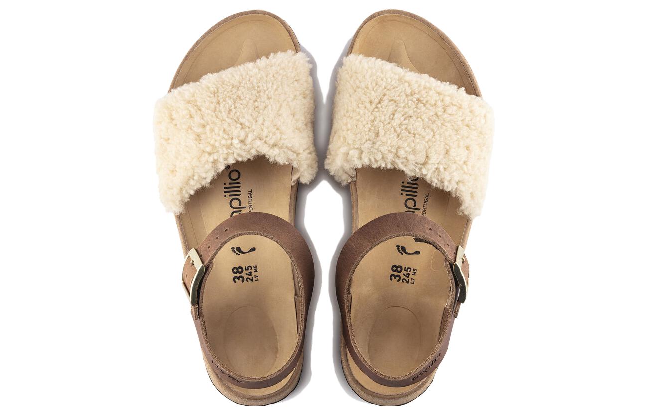 (W) Birkenstock Glenda 'Beige Narrow' 圖 4