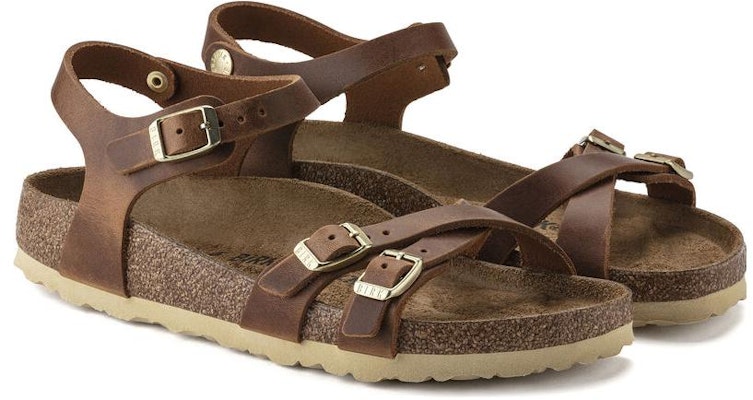(W) Birkenstock Kumba 窄版油皮凉鞋 '猎犬褐' 1021489 Lookbook (W) Birkenstock Kumba 窄版油皮凉鞋 '猎犬褐' 1021489