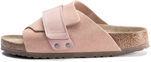 (Women) Birkenstock Kyoto Series Cowhide Suede Cozy Soft Sole Fashion Pink Version Sandals 1019722 (Women) Birkenstock Kyoto Series Cowhide Suede Cozy Soft Sole Fashion Pink Version Sandals 1019722