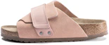 Buy (W) Birkenstock Kyoto Serie Weiches Veloursleder Gemütlich Rosa Sandalen 1019722