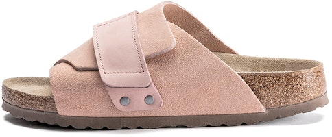(Women) Birkenstock Kyoto Series Cowhide Suede Cozy Soft Sole Fashion Pink Version Sandals 1019722 (Women) Birkenstock Kyoto Series Cowhide Suede Cozy Soft Sole Fashion Pink Version Sandals 1019722