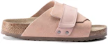 Order (W) Birkenstock Kyoto Serie Weiches Veloursleder Gemütlich Rosa Sandalen 1019722