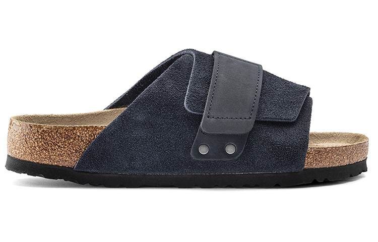Order (W) Birkenstock Kyoto Suede Blau Comfortabele Mode Sandalen Heren/Dames. 1019291