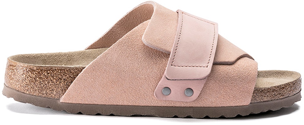 (Women) Birkenstock Kyoto Series Cowhide Suede Cozy Soft Sole Fashion Pink Version Sandals 1019722 Order (Women) Birkenstock Kyoto Series Cowhide Suede Cozy Soft Sole Fashion Pink Version Sandals 1019722