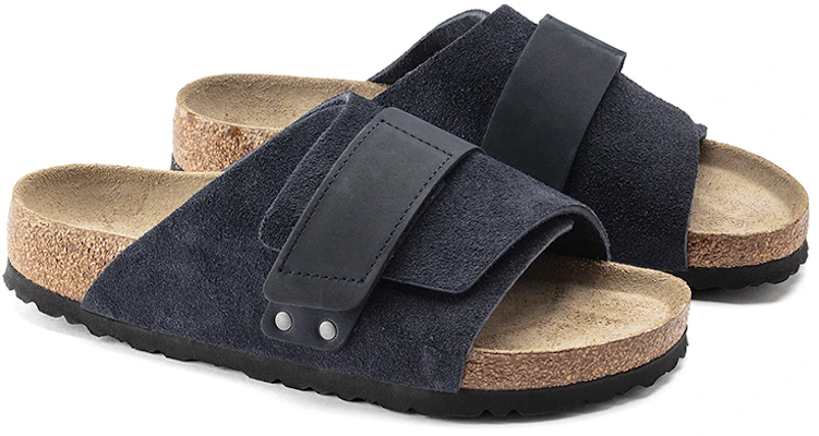(W) Birkenstock Kyoto Suede Blau Comfortabele Mode Sandalen Heren/Dames. 1019291 Shop (W) Birkenstock Kyoto Suede Blau Comfortabele Mode Sandalen Heren/Dames. 1019291
