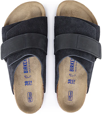 (W) Birkenstock Kyoto Suede Blau Comfortabele Mode Sandalen Heren/Dames. 1019291 Purchase (W) Birkenstock Kyoto Suede Blau Comfortabele Mode Sandalen Heren/Dames. 1019291